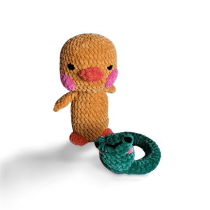 Canard en crochet avec bouée grenouille – Image 3