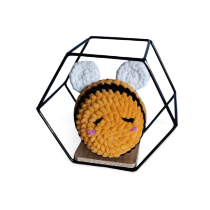 abeille en crochet fait main