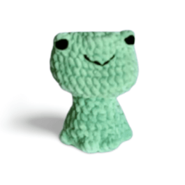 Grenouille Pop-it en crochet – Tête qui se lève