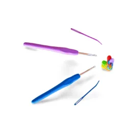 Set Crochet Débutant Amigurumis 10 pièces – Crochet ergonomique & Accessoires Essentiels